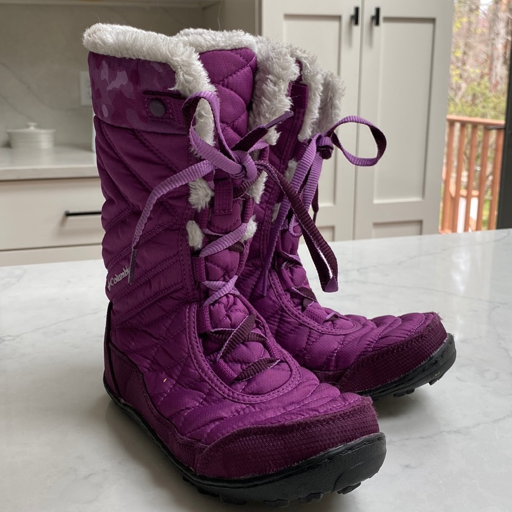 Columbia childrens minx mid waterproof Omni-heat boots